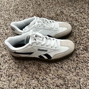 Reebok Classic White and Black Shoes